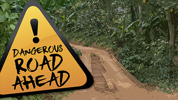 dangerous road